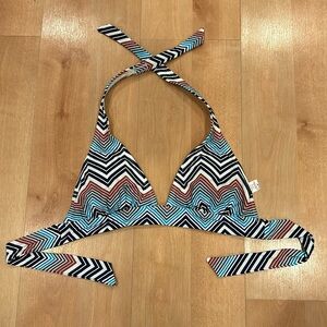 Old Navy Chevron bikini top size medium